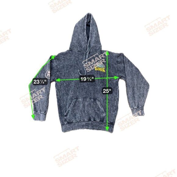 Outer Banks Netflix Show Lets Go Full Kook Acid Wash Hoodie S Sweatshirt OBX - Picture 6 of 6